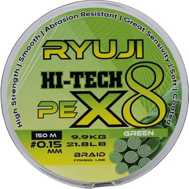 Ryuji X8 150M Green Ip Misina Fiyatı - Taksit Seçenekleri