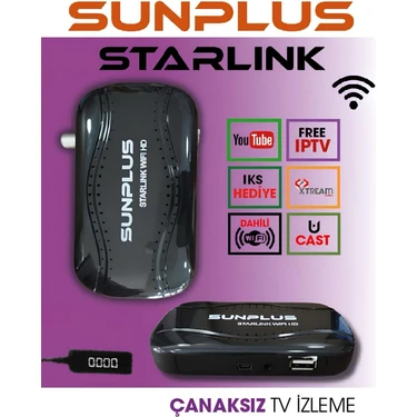 Sun Plus SunPlus Starlink WI-FI HD Uydu