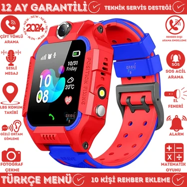 Baby Smart Q19 LBS Konumlu Akıllı Çocuk Takip Saati Sim Kartlı Arama, Kameralı, Gizli Dinleme