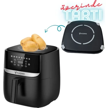 Yasomi  Tartı Özellikli Y55 Airfryer