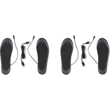 Talent 4x USB Isıtmalı Ayakkabı Tabanlık Elektrikli Ayak Isınma Pedi Ayak Isıtıcı Çorap Pedi Mat