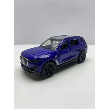 Hepsilazım Die Cast Bmw X7 Metal Oyuncak Araba Jip 12 cm Model Araç Bmw Ix XDRIVE50 Kapılar-Bagaj