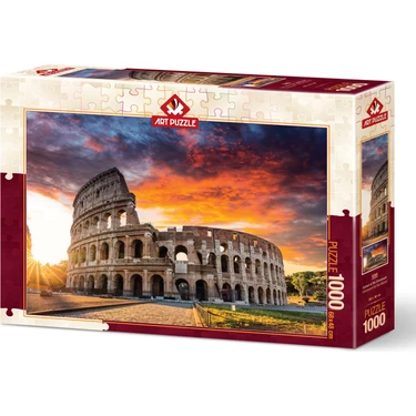 Art Puzzle Colosseum'da Gün Batımı 1000 Parça