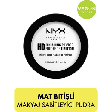 Sabitleyici Transparan Toz Pudra - High Definition Finishing Powder Translucent 8