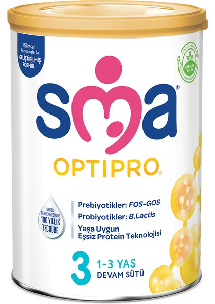 Optipro Probiyotikli 3 400 gr 1-3 Yaş Devam Sütü