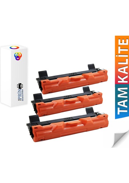 Brother HL-1211W  Yazıcı Uyumlu Muadil Toner 3'lü Paket TN1040