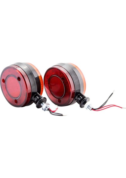 (2 Adet) Ayna Altı Küpe Lamba 30LEDLİ 12V-24V Sarı-Kırmızı modelleri