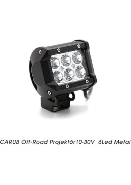 Off-Road PROJEKTÖR10-30V 6led Metal