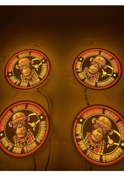 Maymun Cam Önü Logo Tabela 24VOLT modelleri