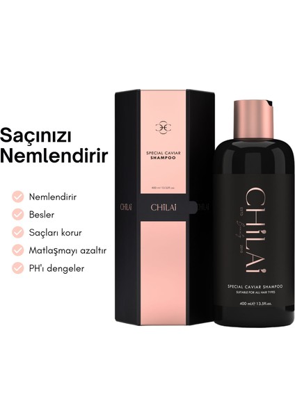 Özel Havyar Onarıcı Saç Şampuanı