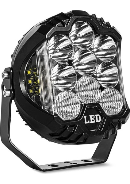 Off-Road Projektör Shooter LED Lamba Beyaz 7 Inç modelleri