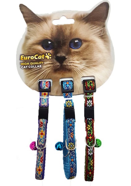 Eurocat Kedi Boy. Tas. Çiçek DES.10MM28CM (3 Lü) 276097