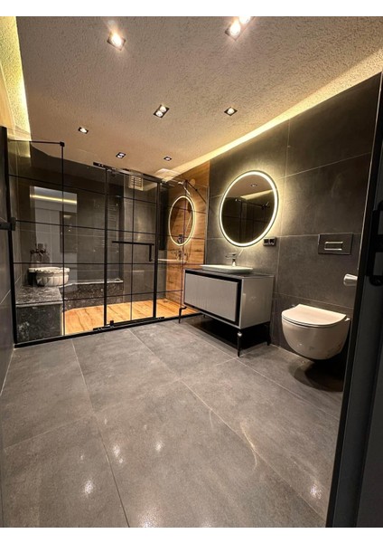 80X80 Dokunmatik Ledli Banyo Aynası