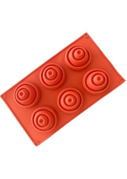 Silikon Kalıp 6 Lı 3 Katlı 7 cm