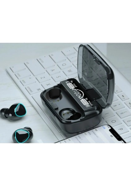 M10 Earbuds Powerbankli Şarj Göstergeli Bluetooth Kulaklık