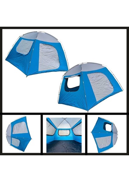 Uyguna-Yakala (ARG-200) Skydome 5 Kişilik 3 Mevsim Kamp ÇADIRI-DIR.104