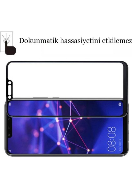 Huawei Mate 20 Lite Kırılmaz Cam 5d Tam Kaplayan 9h Temperli Ekran Koruyucu