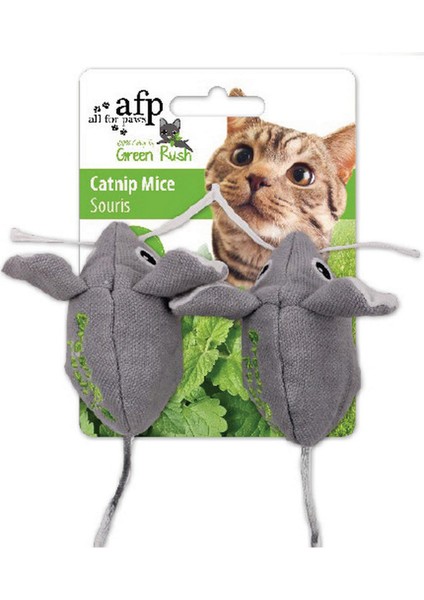 Green Rush - Peluş Catnip Fare Oyuncak 276097