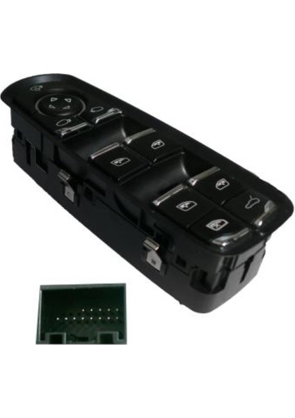 Porsche Panamera 2009 - Sonrası Sol Ön Cam Anahtarı 13 Pin