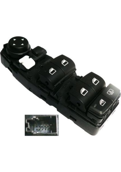 Bmw F10 5 Kasa 525D 2010-2016 Sağ Arka Cam Anahtarı Siyah 4 Pin