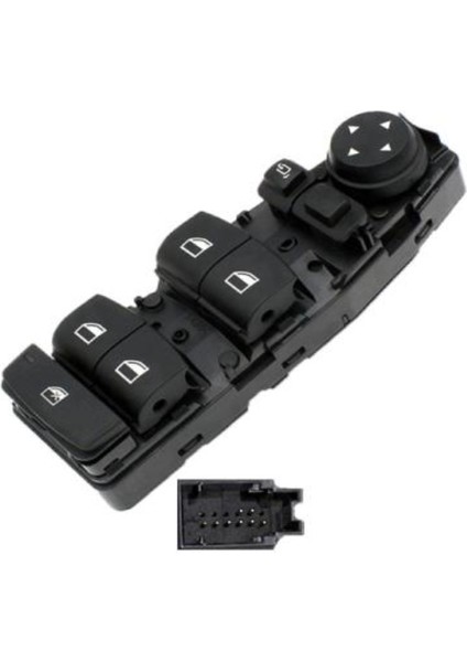 Bmw E84 X1 Kasa 18D 2009 - 2015 Sol Ön Cam Anahtarı 8 Pin