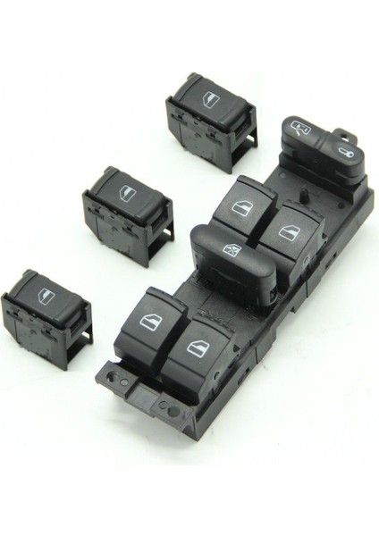 Volkswagen Passat 1998 - 2005 Cam Düğmesi Set 4 Parça