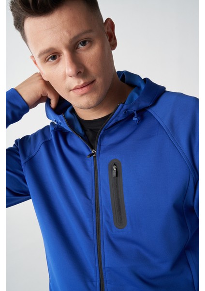 Hmlethan Zip Erkek Mavi Sweatshirt 921769-7788 fiyatları