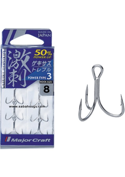 Ght-3tn Üçlü Iğne Silver #8 (6 Adet)