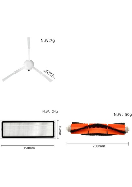 B101CN Aksesuarları Için Paspas Hepa Filtre Toz Torbası L10S Omni 1s B113CN,B116 Yedek Parça (Yurt Dışından) indirimleri