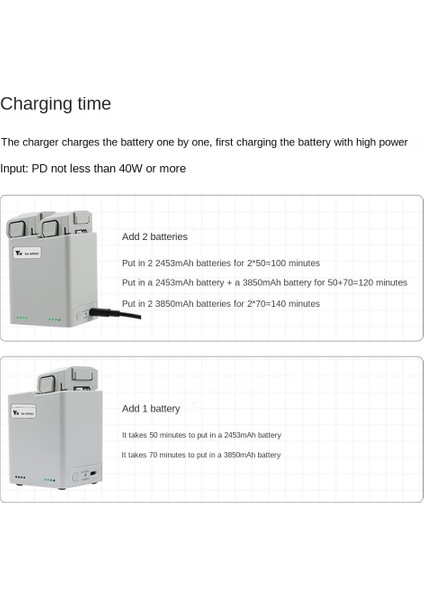 Mini 3 Pro Için Şarj Hub'ı Ekran Görüntüsü Dijital Akıllı Hızlı Şarj Mini 3 Pro Için 2 Pil Aksesuarı (Yurt Dışından)