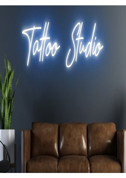 Tattoo Studio Yazılı Neon Tabela