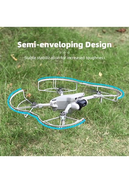 Mini 3/mini 3 Pro Drone Için Pervane Koruma Hızlı Bırakma Pervane Koruyucu Halka Koruyucu Kafes Drone Aksesuarı (Yurt Dışından)