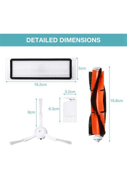 2x Hepa Filtre Yan Fırça Toz Kutusu Xiaomi 1 S Mı Robot Vakum 2 Roborock S50 S51 S5 Elektrikli Süpürge Parçaları Aksesuarları (Yurt Dışından) indirimleri