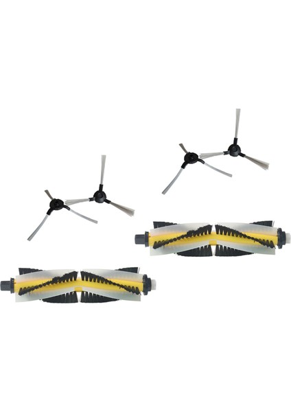 2x Rulo Kıl Fırça Blaupunkt Bluebot Xeasy Robotlu Süpürge Parçaları Rulo Ana Fırça Değiştirme (Yurt Dışından)