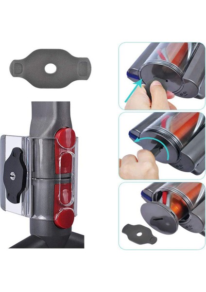 2x Aksesuarlar Dyson V7 V8 / V10 V11 Elektrikli Süpürge Klip Parçaları Için Tutucu Organizatör (Yurt Dışından) fırsatları