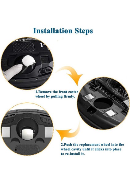 Irobot Roomba Serisi 500, 600, 700, 800 ve 900 Aksesuarları Için 2x Tekerlek (Yurt Dışından) modelleri