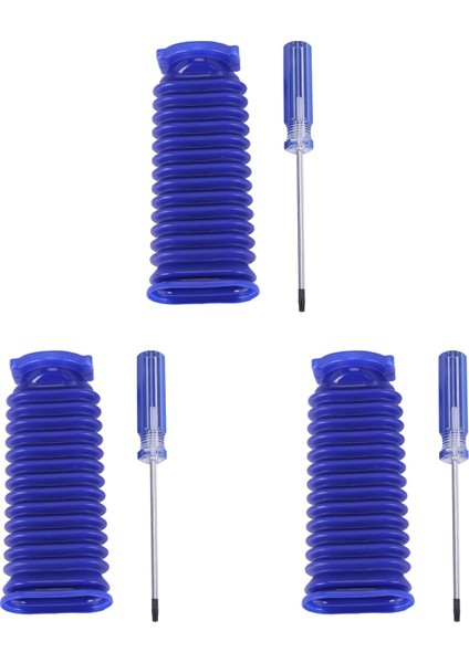 3x Dyson V6 V7 V8 V10 V11 Yumuşak Kadife Rulo Emme Mavi Hortum Değiştirme Ev Temizlik Elektrikli Süpürge (Yurt Dışından) fiyatları