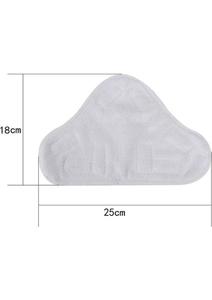 12 Adet Yedek Pedler H2O X5 Buharlı Paspas Temizleyici Zemin Yıkanabilir Mikrofiber Pedler Için Uyumlu (Yurt Dışından)