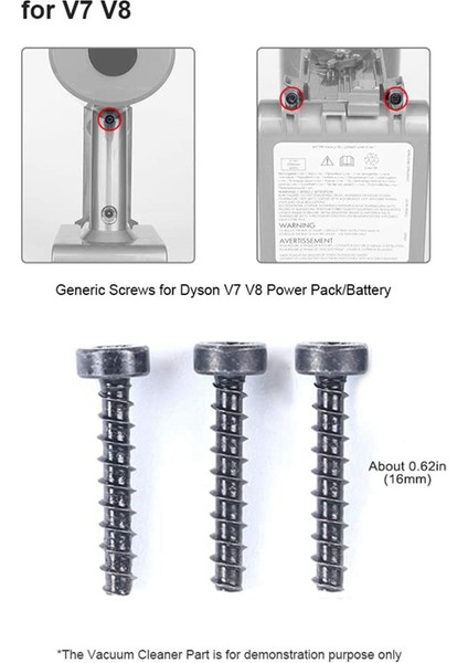 Dyson Akülü V6 V7 V8 V10 V11 Elektrikli Süpürge Güç Paketi Için 9 Vida Seti/ (Yurt Dışından) indirimleri