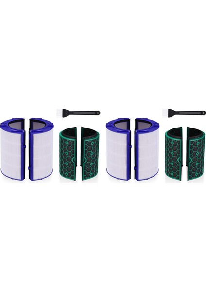 4x Yedek Filtre Dyson HP04 TP04 DP04 Hava Temizleme Cihazı Mühürlü Saf Serin Filtre Hepa Filtre Aktif Karbon Filtre (Yurt Dışından)
