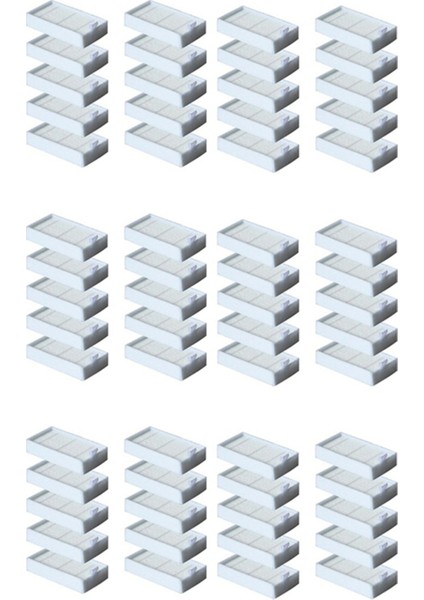 60 Adet Hepa Filtre Ilife V5 V5S V3 V3S V5PRO V50 V55 X5 V5S Pro Robotlu Süpürge Parçaları (Yurt Dışından)