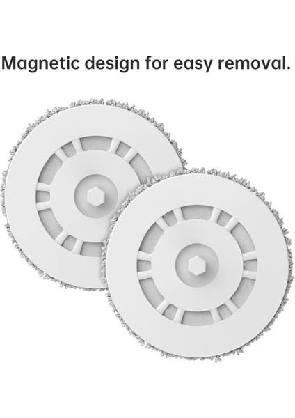 Dreame Bot L10S Ultra Elektrikli Süpürge Aksesuarları Paspas Bezi Pedleri Için Uyumlu 8x Yedek Parçalar Paspas Pedi (Yurt Dışından)