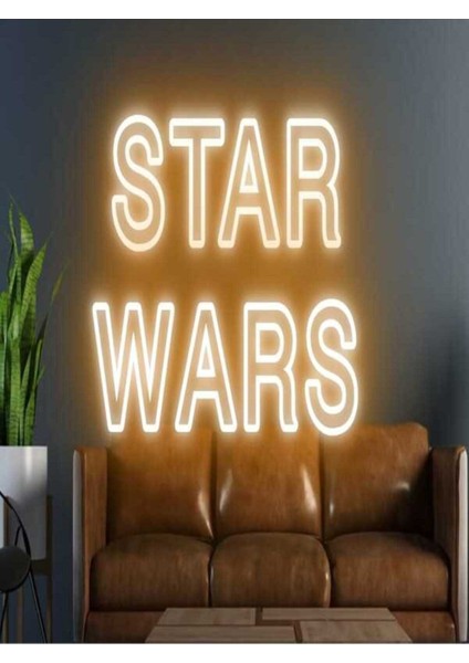 Star Wars Yazılı Neon Tabela