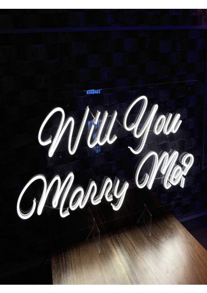 Will You Marry Me? Yazılı Neon Tabela fiyatları