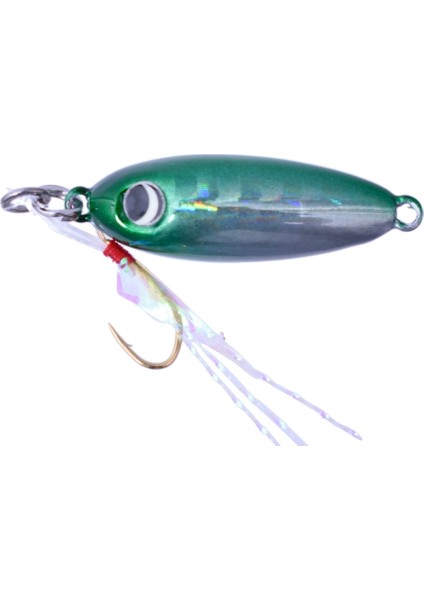 Nano Aji Metal 3.0gr 19MM #02 Green Silver Uv