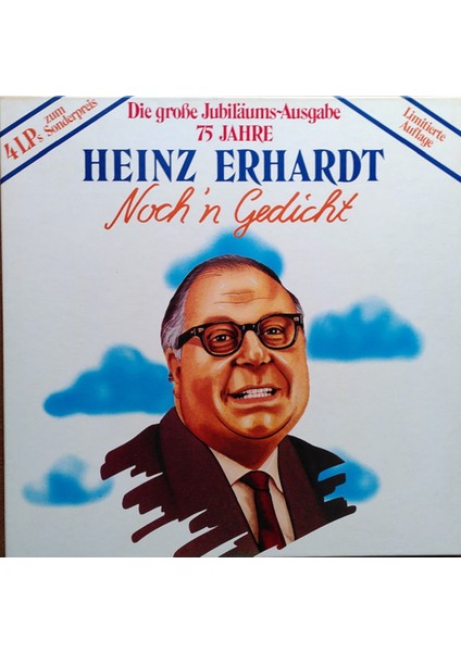 Heinz Erhardt – Noch'n Gedicht  4X LP Comedy Plak