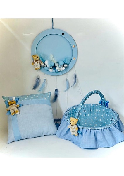 - 3 Adet Baby Shower Seti Mavi 280097