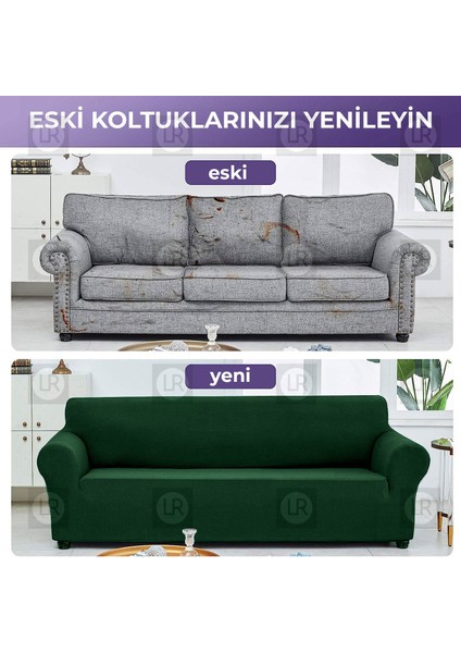 Balpeteği 3 Kişilik Antrasit Lastikli Kanepe Örtüsü | Lastikli Koltuk Örtüsü | Koltuk Kılıfı Balpeteği Koltuk fiyatları