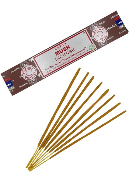Misk (Musk) Kokulu Masala Çubuk Tütsü, El Yapımı ve