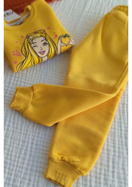 Barbie Şardonlu Kız Eşofman Takımı fiyatları